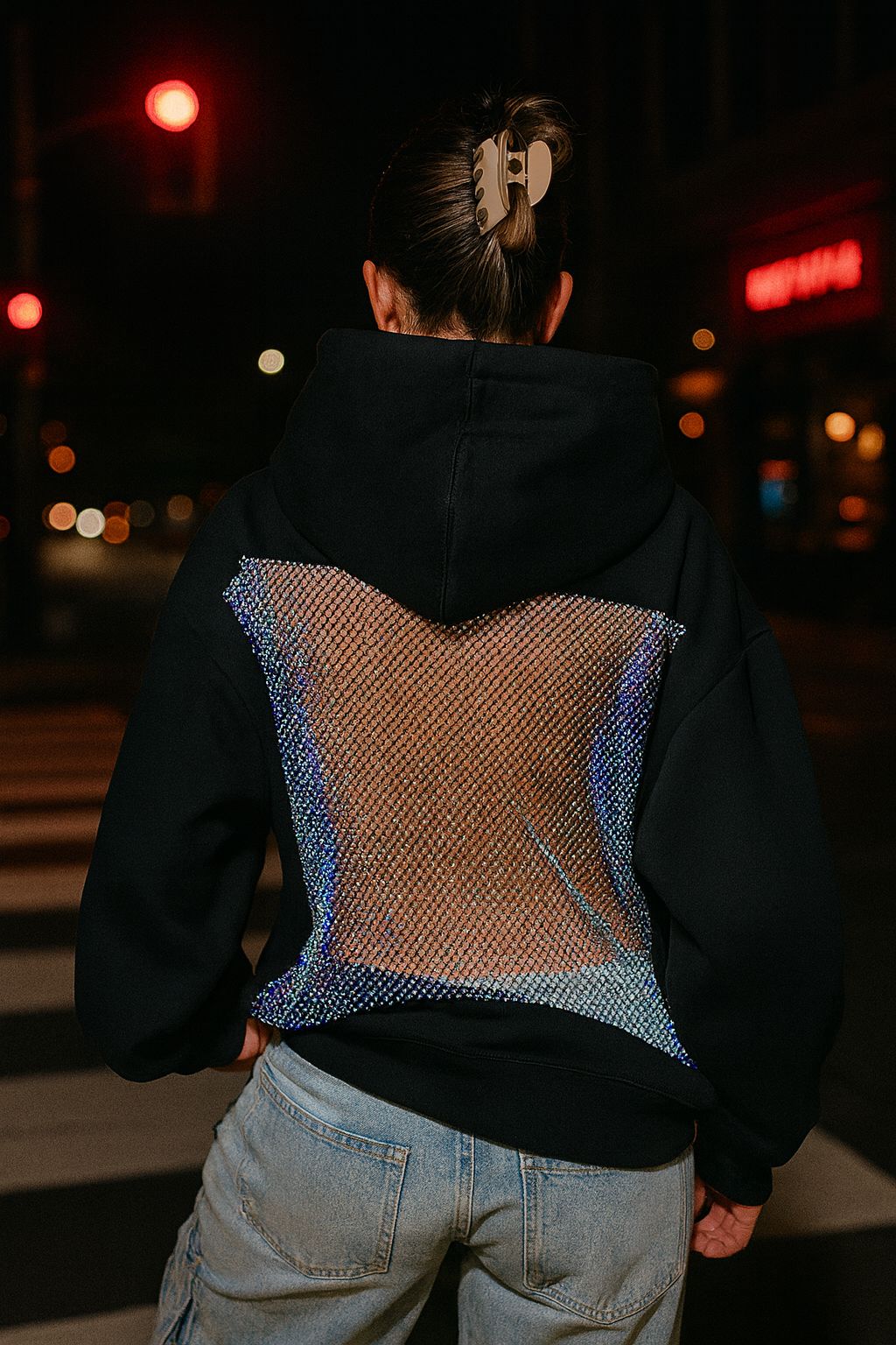 SWEETYLANT Crystal Hoodie